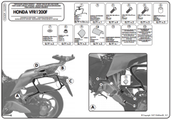 GIVI PLX209 HONDA VFR 1200F (10-16) YAN ÇANTA TAŞIYICI