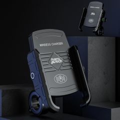 Nukrotech SF Wireless Şarjlı Motosiklet Telefon Tutucu