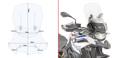 GIVI AF5127 BMW F 750 GS - F 850 GS (18-23) RÜZGAR SİPERLİK