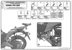 KAPPA KLX209 HONDA VFR 1200 F (10-16) YAN ÇANTA TAŞIYICI