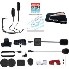 Knmaster KN2000 Motosiklet Kask İnterkom Bluetooth Intercom Kulaklık Seti