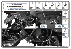 KAPPA KL448 KAWASAKI KLR 650 ENDURO (07-21) YAN ÇANTA TAŞIYICI