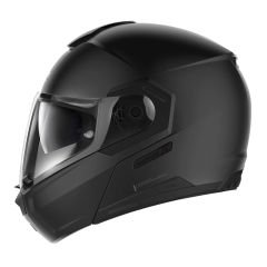 Nolan N90-3 CLASSIC N-COM  ÇENEDEN AÇILIR FLIP_UP KASK MAT SİYAH 10