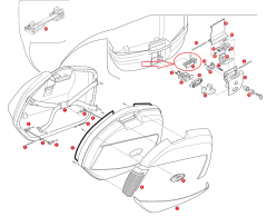 GIVI Z1404R ÇANTA İLETKEN DÜĞME V35