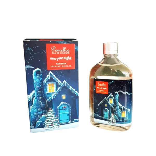 Pomellos New Year Night Cam Şişe Kolonya  (250 ml)