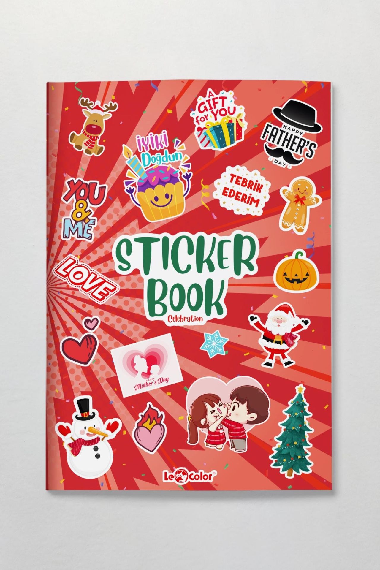 Sticker Book Özel Gün Kutlama Etiket Serisi