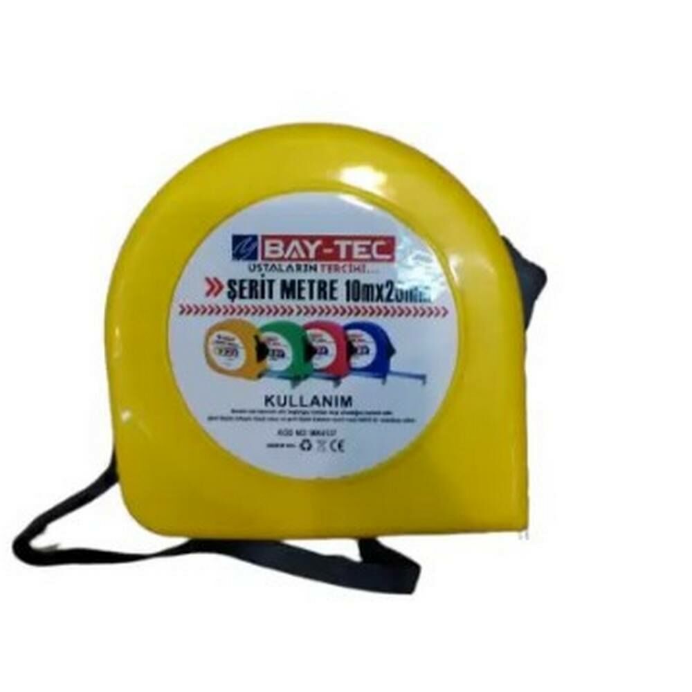 BAY-TEC ŞERİT METRE 10*25 MM PLASTİK MK4137