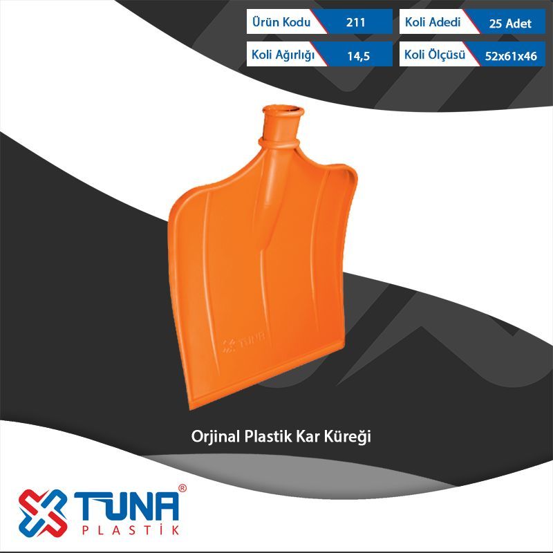 TUNA ORİJİNAL PLASTİK KAR KÜREĞİ [ 211 ]