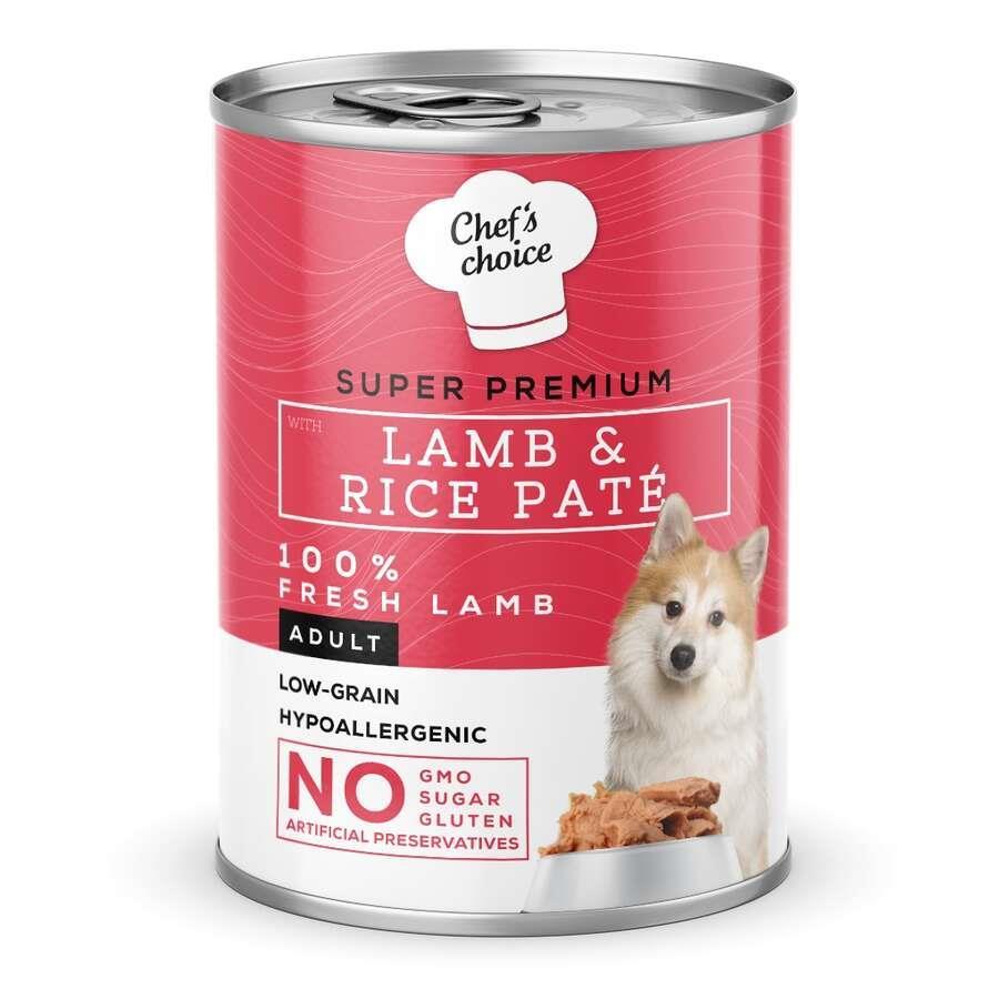 Chefs Choice Kuzulu Pirinçli Ezme Yetişkin Köpek Konseve Maması 400 Gr