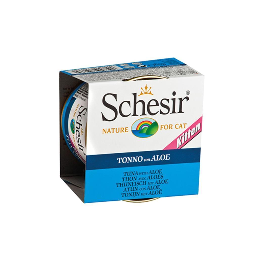 Schesir Kitten Ton Balıklı Ve Aloe Veralı Yavru Kedi Maması 85 gr