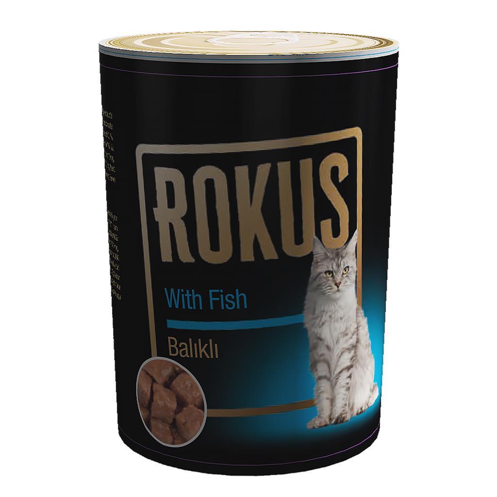 Rokus Balıklı Yetişkin Kedi Konservesi 410 Gr