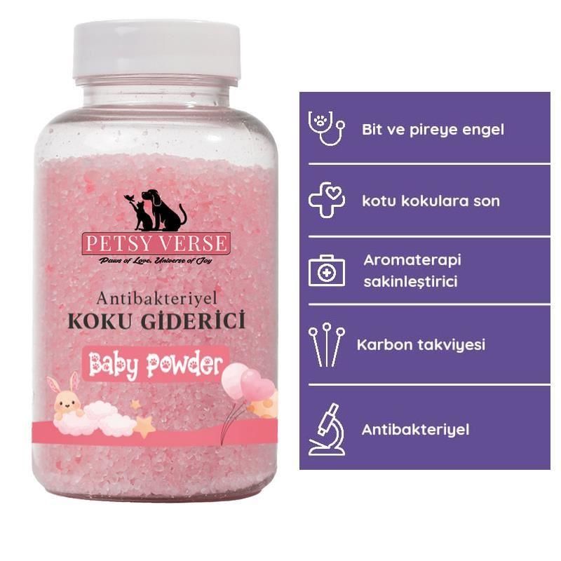 Petsy Verse Pudra Kokulu Kedi Kumu Koku Giderici 220gr