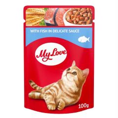 My Love Sos İçinde Balık Etli Pouch Kedi Maması 100 Gr