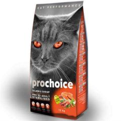 Prochoice Somonlu ve Karidesli Kısırlaştırılmış Kedi Maması 1 Kg (AÇIK PAKET)