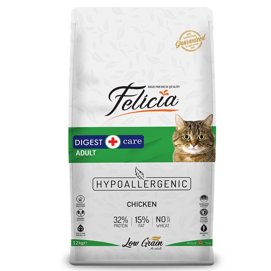 Felicia Tavuklu Yetişkin Kedi Maması 12 kg