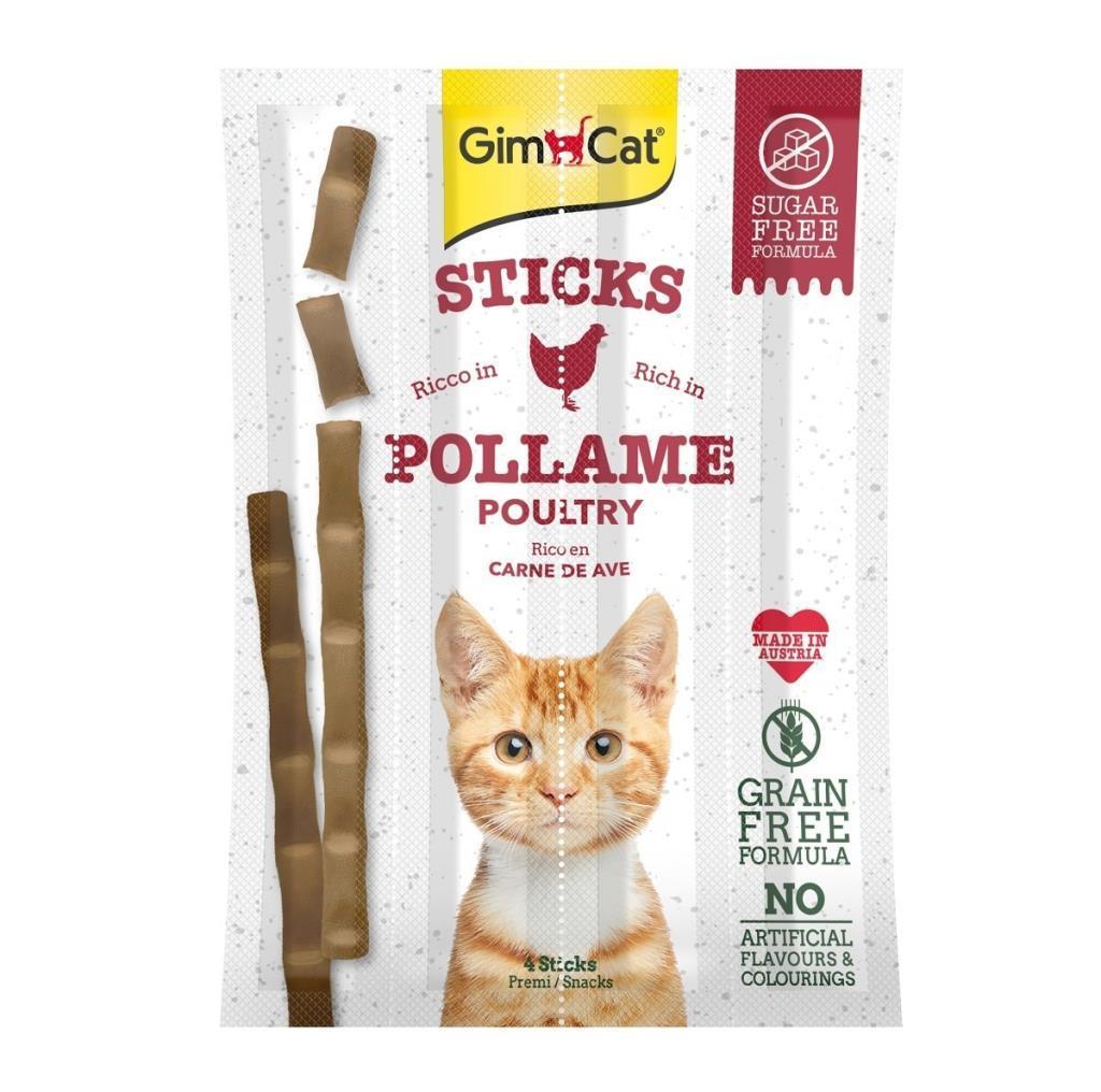 GimCat Sticks Tavuklu Ve Ciğerli Kedi Ödül Çubukları 4 Parça
