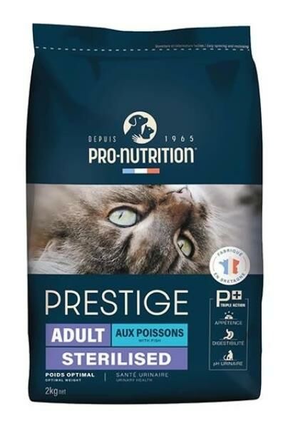 Pro Nutrition Prestige Somonlu ve Morina Balıklı Kısırlaştırılmış Yetişkin Kedi Maması 2 Kg