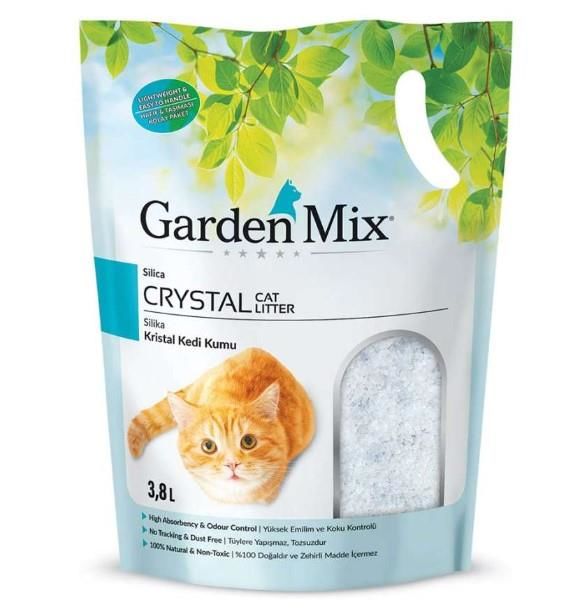 Garden Mix Kokulu Silika Kedi Kumu 3.8 Lt