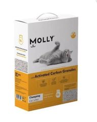 Molly Aktif Karbonlu Topaklanan Kedi Kumu 10 LT