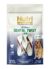 Nutri Canin Dental Twist Kuzulu Diş Sağlığı Köpek Ödülü 80 Gr