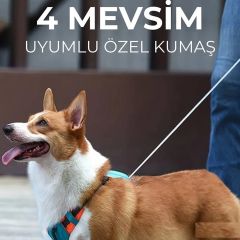 Hesperus Kendinden Gezdirmeli Çok Yönlü Uzatılabilir Köpek Göğüs Tasması (Yeni Nesil) MEDİUM