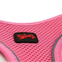 Tailpetz Air Mesh Harness Göğüs Tasması Pembe Small