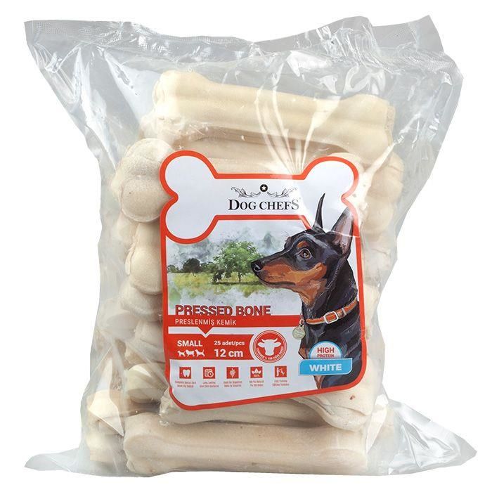 Dog Chefs Beyaz Kemik 12,5 Cm 25’li Paket