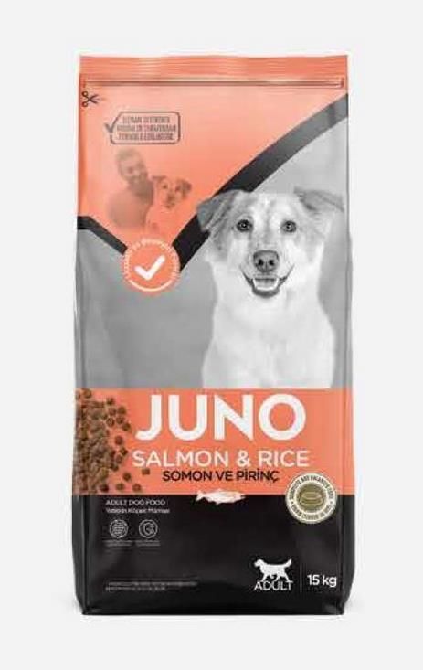 Juno Somonlu Yetişkin Köpek Maması 15 KG