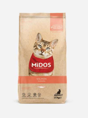 Midos Somonlu Ve Pirinçli Yetişkin Kedi Maması 15 KG