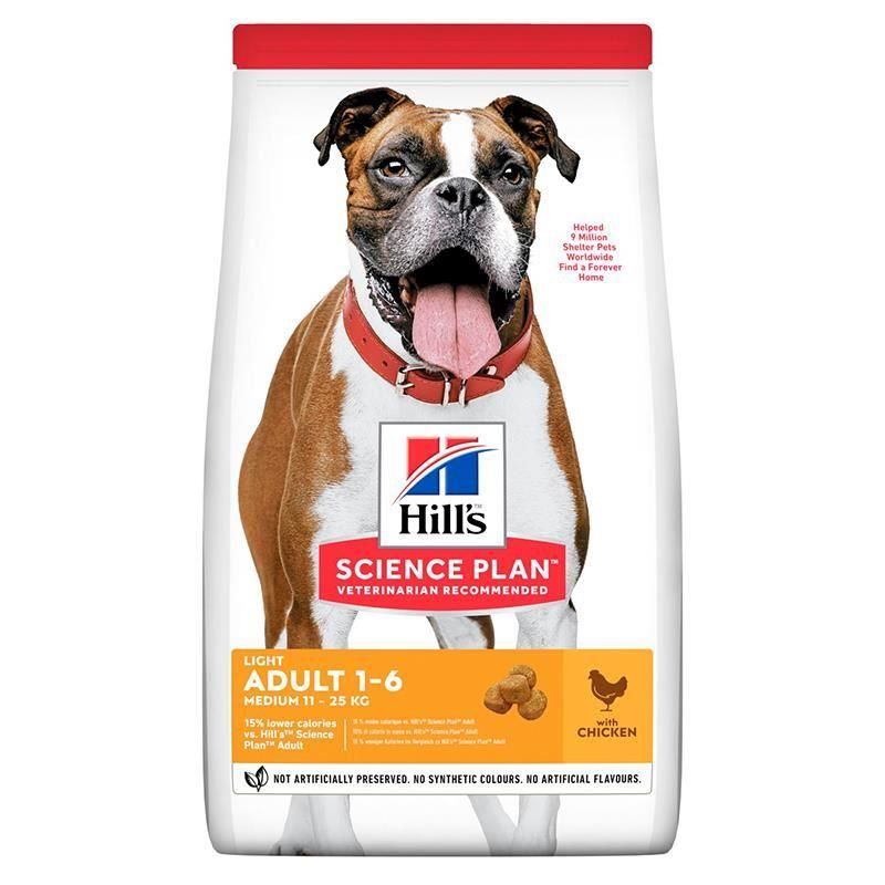 Hill's Adult Light Tavuklu Köpek Maması 14kg