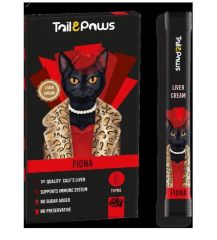 Tail & Paws FIONA Ciğerli Şekersiz Sıvı Kedi Ödül Maması 15gr (5'li)