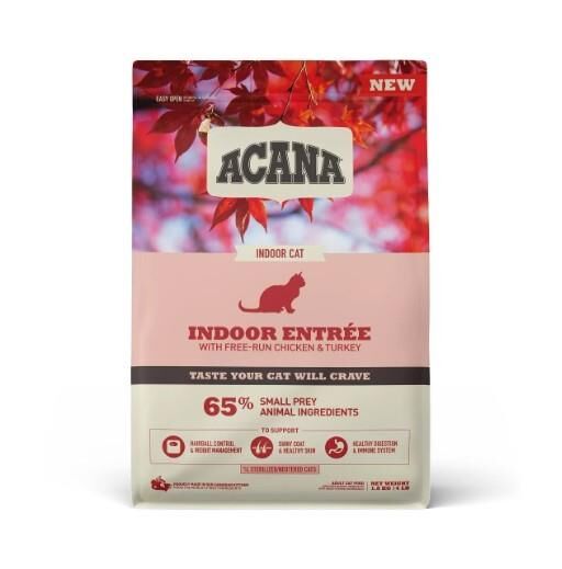 Acana Indoor Entree Hairball Control Tavuklu ve Hindili Kısırlaştırılmış Kedi Maması 4,5kg