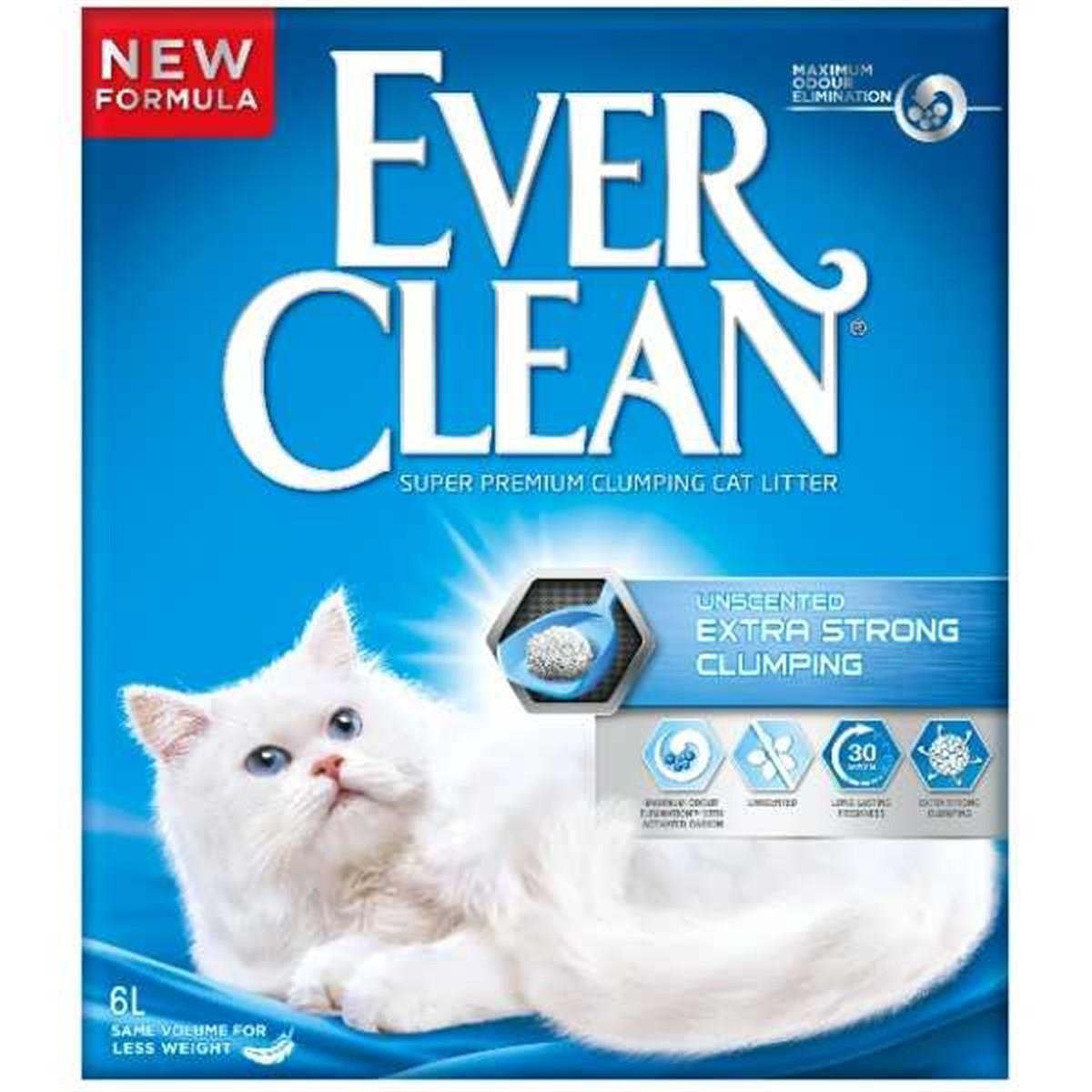 Ever Clean Extra Strong Clumping Unscented Kedi Kumu 10 LT