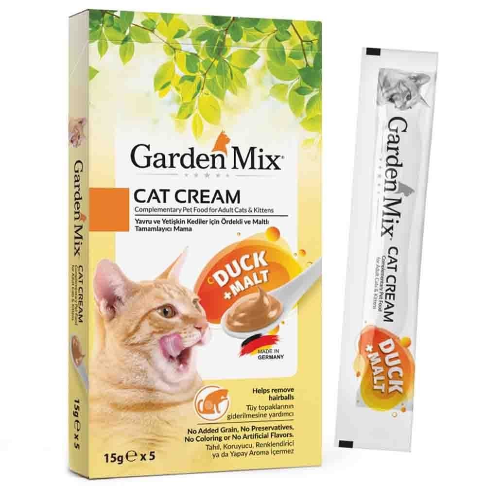 Garden Mix Malt ve Ördekli Krema Kedi Ödül Maması 15gr (5'li)