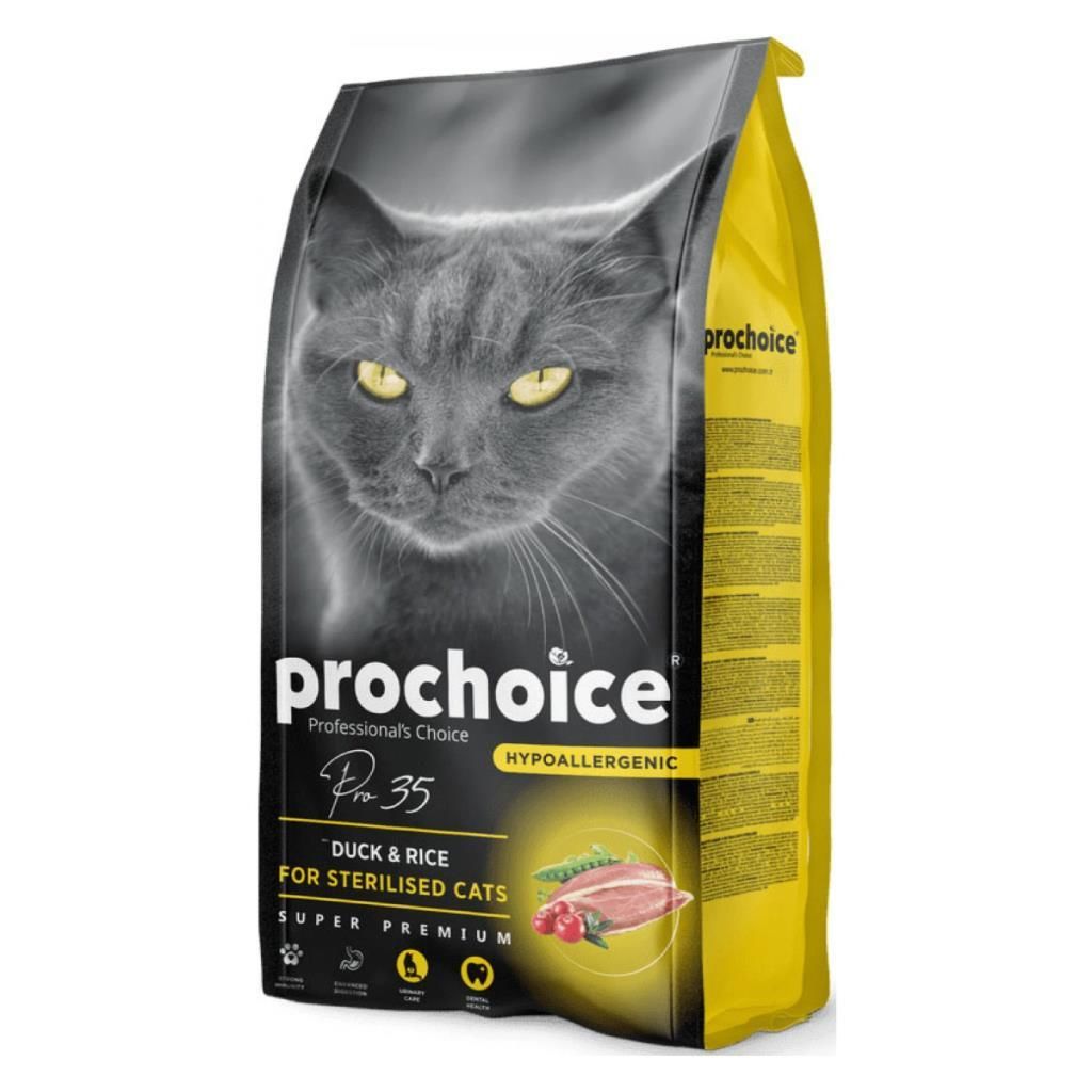 Prochoice Ördekli Kısırlaştırılmış Kedi Maması 15 Kg