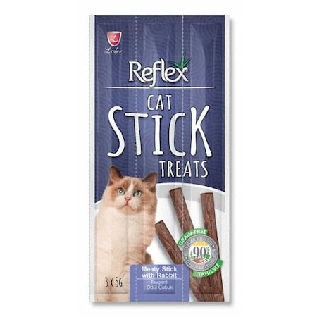 Reflex Tavşanlı Kedi Ödül Çubuğu 5 Gr x 3