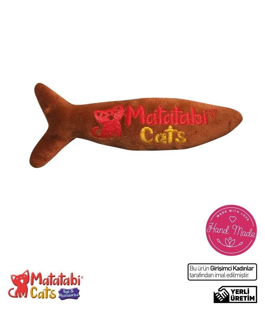 Matatabi Cats Jr. Fish Balık Şeklinde Kedi Oyuncağı