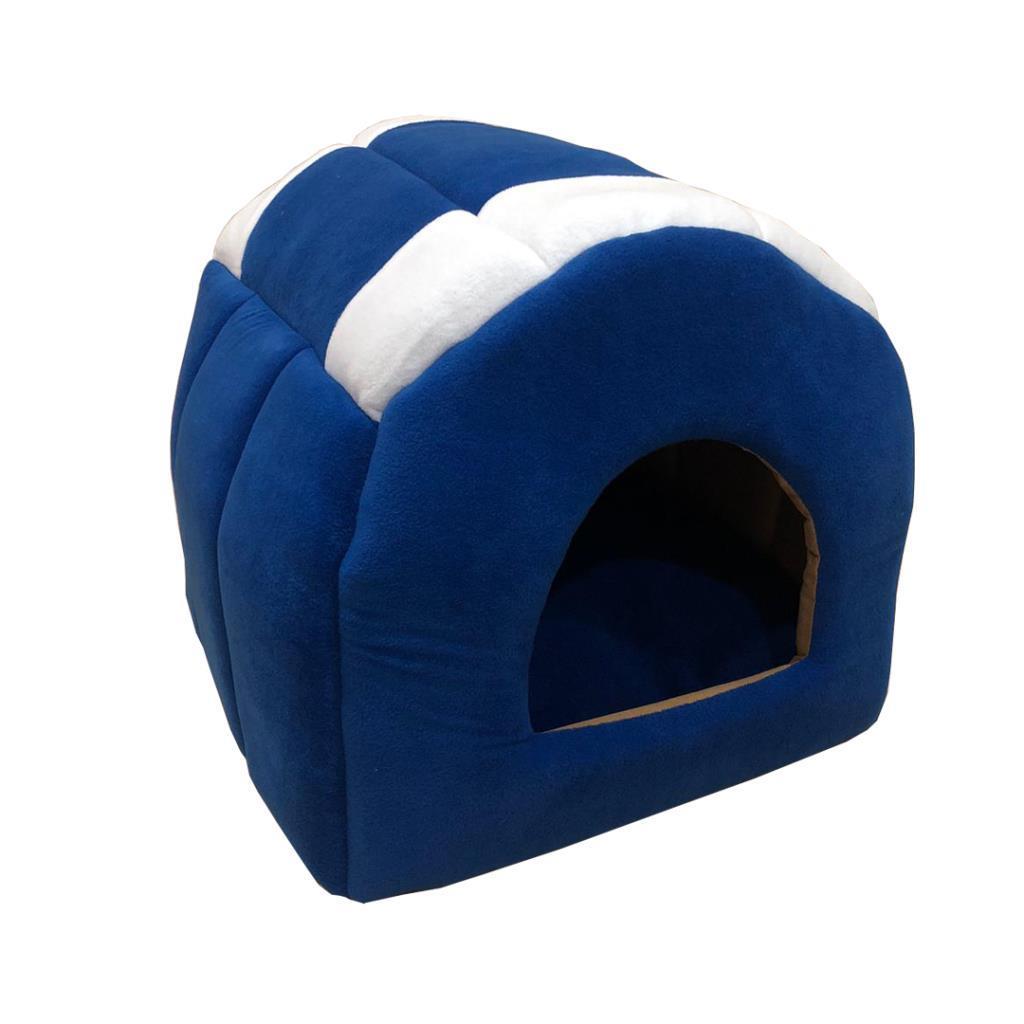 Bedspet Yuvalı Kedi Köpek Yatağı - Mavi
