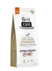 Brit Care Hypo-Allergenic Dog Show Champion Somon ve Ringa Balıklı Yetişkin Köpek Maması 12kg