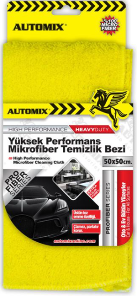 AUTOMIX Yüksek Performanslı Mikrofiber Temizlik Bezi (040.07.044524)