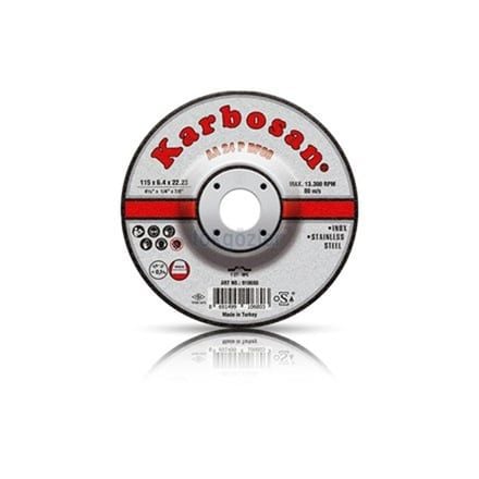 Paslanmaz Çelik (Inox) Taşlama Diskleri  115 x 6.4 x 22.23
