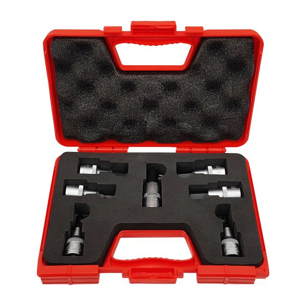 İzeltaş- 1/2'' Lokmalı Allen Uç Takımı (60Mm - 7 Parça)