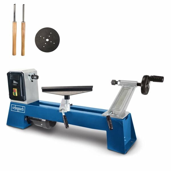 SCHEPPACH DM 500T Devir Ayarlı Ahşap Torna Makinası 400 Watt