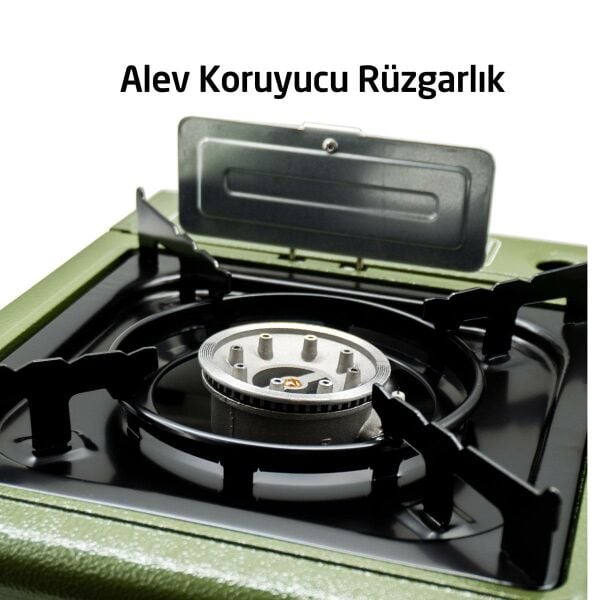ROX Camping Portatif Kamp Ocağı Haki (153CAMP0188)