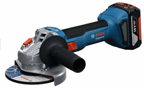 BOSCH GWS 18V-8 Tek Akülü Avuç Taşlama Makinası 18 Volt 4 Ah