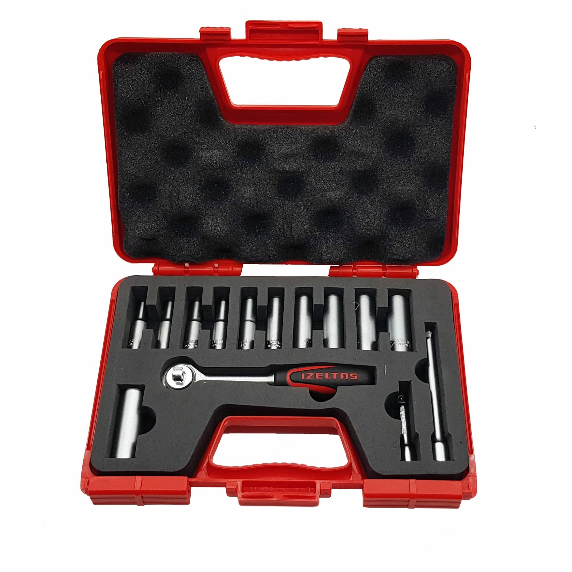 İzeltaş- 1/4'' Derin Lokma Anahtar Takımı 14 Parça