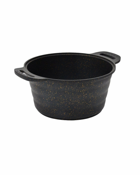 NURGAZ Granit Döküm Kamp Tenceresi 24 cm