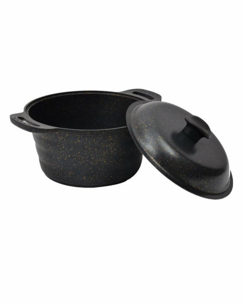 NURGAZ Granit Döküm Kamp Tenceresi 24 cm