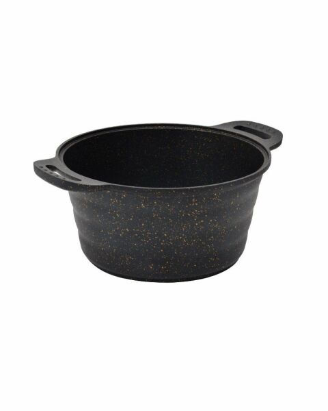 NURGAZ Granit Döküm Kamp Tenceresi 24 cm