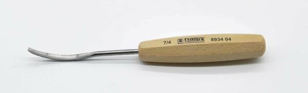 NAREX 893404 Wood Line Bükülmüş Oluklu Ahşap Oyma Iskarpelası 4x90 mm
